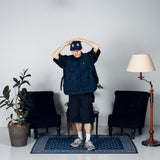 Military like apron vest 【AZR-BL-0001-018】