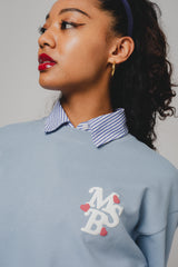 MSB心臟蓬鬆徽標汗