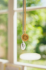 MSB coin motif neckless