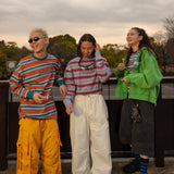 9090 Techno Stripe長T卹