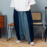 Docking balloon denim cargo pants【AZR-BL-0001-031】