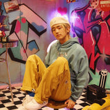 Tecchan X 9090 Tiger-Pattern畫家褲子