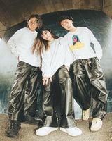 Eco leather pants series *straight