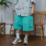 Ripstop Cargo Half Pants 【AZR-BL-0001-011】