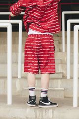 MSB logo patterned pants