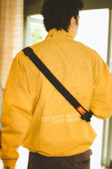 徽標徽標棉線教練夾克