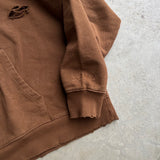 distressed loose hoodie