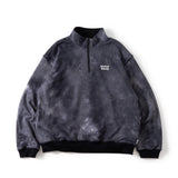 student apathy reversible half zip sweat 【SA0172】