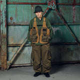 Military Drawcord Tuck Cargo Pants 【AZRーblー0001ー01 】