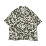 ZEBRA OPEN COLLAR SHIRT