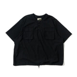 Tolomile loose front pocket shirt【AZR-BL-0001-037】