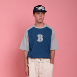 웨이브 라글란 티셔츠