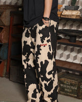 Cow pattern Pants