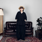 Wide Zip Balloon Nylon Pants【AZR-BL-0001-010】