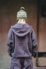 損壞徽標連帽衫