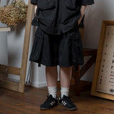 Military low cord cargo nylon shorts【AZR-BL-0001-05】