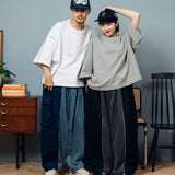 Docking balloon denim cargo pants【AZR-BL-0001-031】