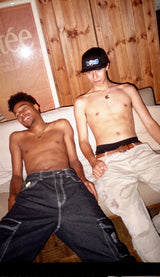 9090 x厘米縫線貨運牛仔布