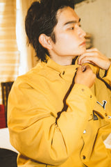 徽標徽標棉線教練夾克