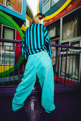 9090旅行彩色牛仔布