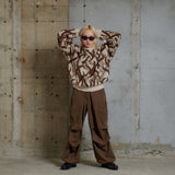 圓滿的軍事部落迷彩針織