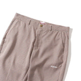 Color Checkered Flare Pants