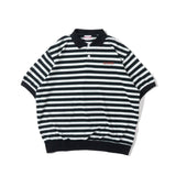 뿌리 덮개 국경 니트 폴로