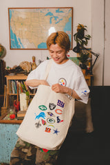 MSB×NFL team logo patch mesenger bag