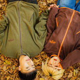 color scheme fleece jacket