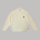 "N"로고 반 지퍼 니트