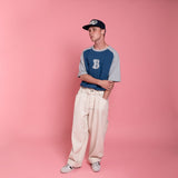 웨이브 라글란 티셔츠