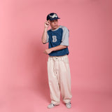 웨이브 라글란 티셔츠