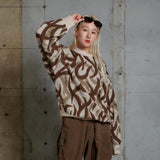 圓滿的軍事部落迷彩針織