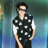 Student Apathy hert logo knit vest【AZR-SA-0001-028】