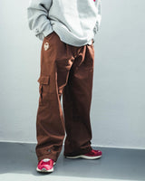 1tuck wide cargo pants