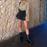 HTH 레이스 캐주얼 셔츠 탑