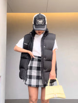 RAISED CHECK SHORT PANTS【AZR-HTH-0001-037】