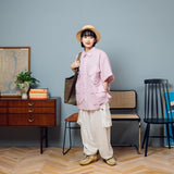 Wide balloon summer cargo pants【AZR-BL-0001-026】