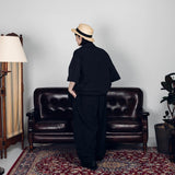 Wide Zip Balloon Nylon Pants【AZR-BL-0001-010】