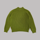 "N"로고 반 지퍼 니트