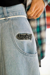 9090 Techno氣球牛仔褲