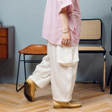 Wide balloon summer cargo pants【AZR-BL-0001-026】