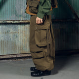 Military Drawcord Tuck Cargo Pants 【AZRーblー0001ー01 】