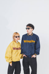 WudgeBoy logo nylon stadium jumper