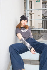 "NOPEGIRL" Signature Ringer T Shirt