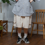 Ripstop Cargo Half Pants 【AZR-BL-0001-011】