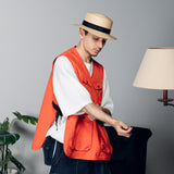 Military like apron vest 【AZR-BL-0001-018】