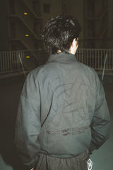 徽標徽標棉線教練夾克