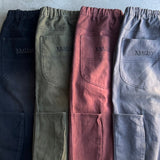 빈티지 가공 작업 바지