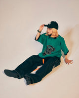 9090 X年輕歌曲針織polo卹